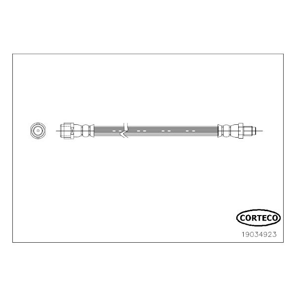 Corteco Brake Hose, 19034923 19034923 - main